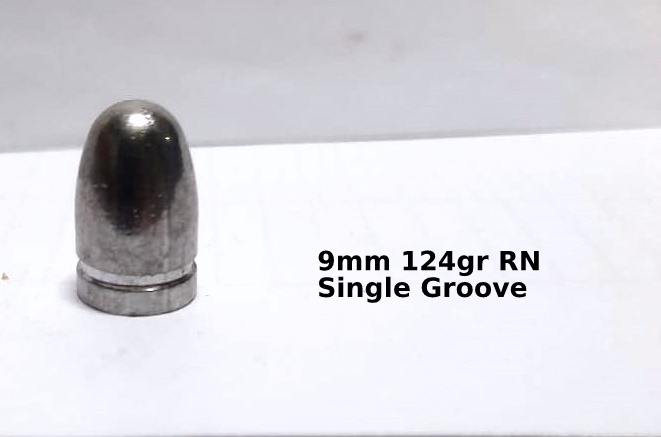 9mm 124gr RN Single Groove